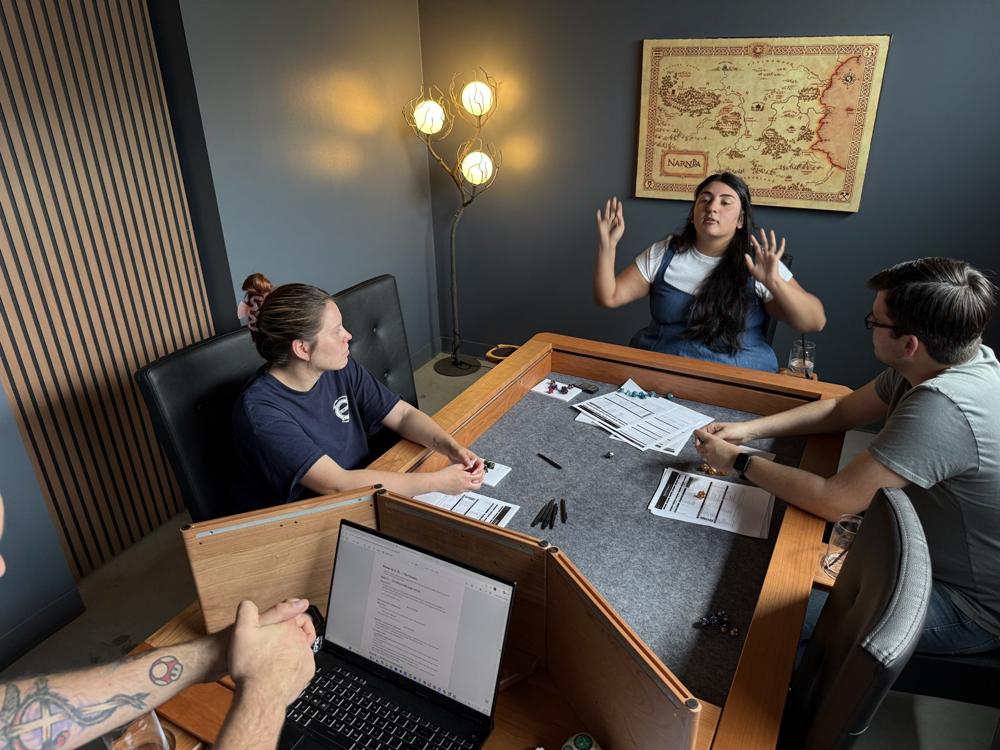A King's Quest session in progress