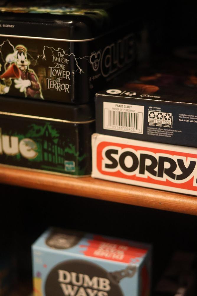 Classic games on the shelf